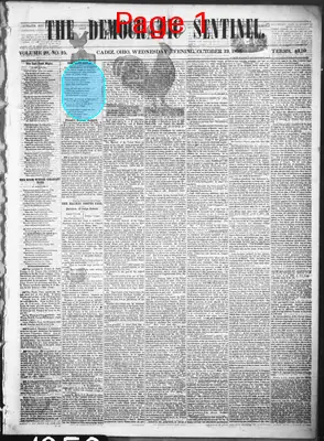 Page thumbnail for The Democratic Sentinel