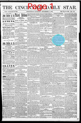 Page thumbnail for The Cincinnati Daily Star