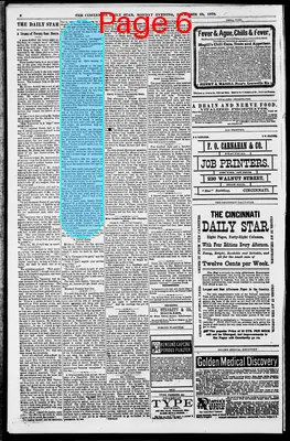Page thumbnail for The Cincinnati Daily Star
