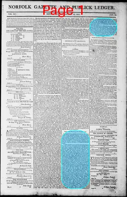Page thumbnail for Norfolk Gazette And Publick Ledger