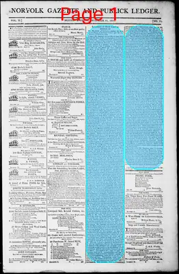 Page thumbnail for Norfolk Gazette And Publick Ledger
