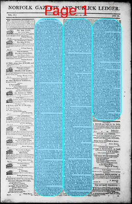 Page thumbnail for Norfolk Gazette And Publick Ledger