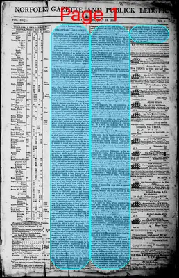 Page thumbnail for Norfolk Gazette And Publick Ledger