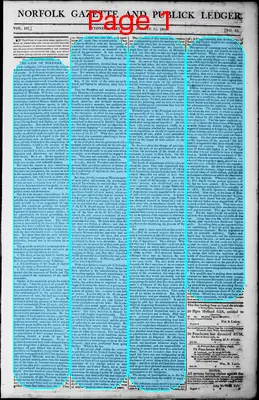 Page thumbnail for Norfolk Gazette And Publick Ledger