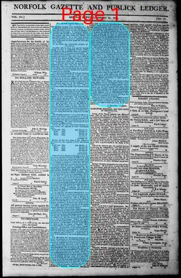 Page thumbnail for Norfolk Gazette And Publick Ledger