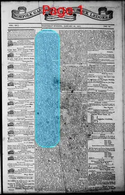 Page thumbnail for Norfolk Gazette And Publick Ledger