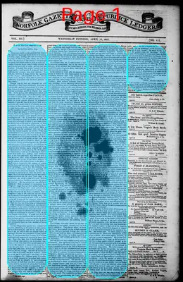 Page thumbnail for Norfolk Gazette And Publick Ledger