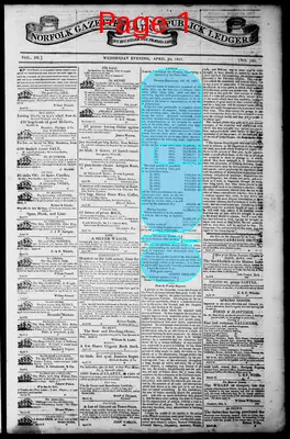 Page thumbnail for Norfolk Gazette And Publick Ledger