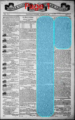 Page thumbnail for Norfolk Gazette And Publick Ledger