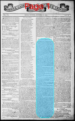 Page thumbnail for Norfolk Gazette And Publick Ledger