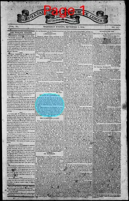 Page thumbnail for Norfolk Gazette And Publick Ledger
