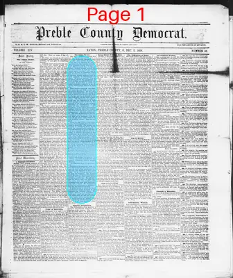 Page thumbnail for Preble County Democrat