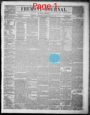 Page thumbnail for Fremont Journal