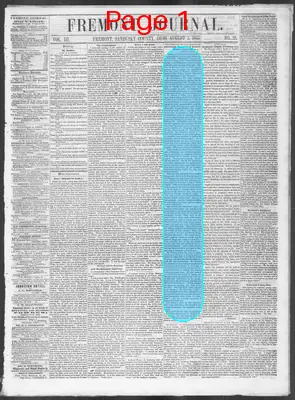 Page thumbnail for Fremont Journal