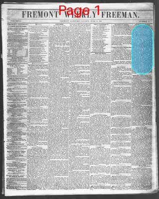 Page thumbnail for Fremont Weekly Freeman