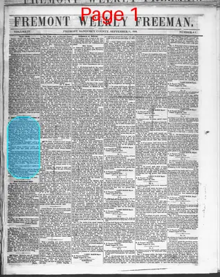 Page thumbnail for Fremont Weekly Freeman