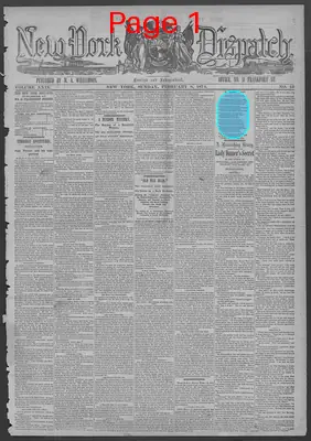 Page thumbnail for New York Dispatch