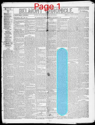 Page thumbnail for Belmont Chronicle