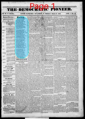Page thumbnail for The Democratic Pioneer
