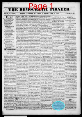 Page thumbnail for The Democratic Pioneer