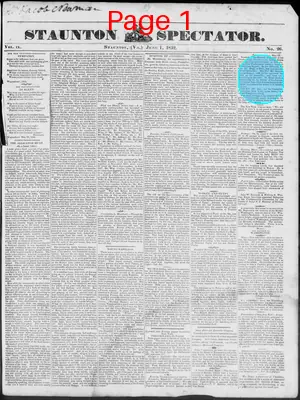 Page thumbnail for Staunton Spectator