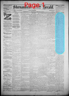 Page thumbnail for Shenandoah Herald