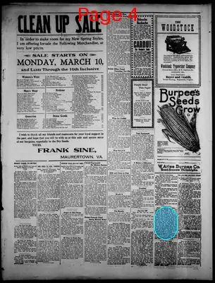 Page thumbnail for Shenandoah Herald