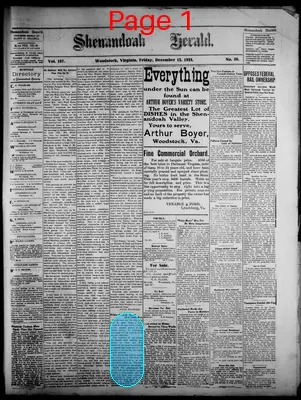 Page thumbnail for Shenandoah Herald