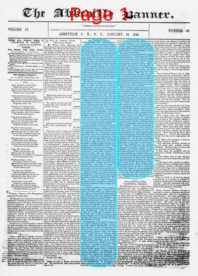 Page thumbnail for The Abbeville Banner