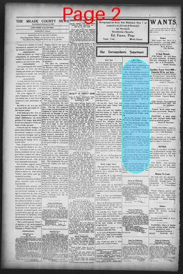 Page thumbnail for Meade County News