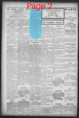 Page thumbnail for Meade County News