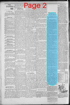 Page thumbnail for The Topeka Call