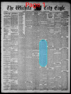 Page thumbnail for The Wichita City Eagle