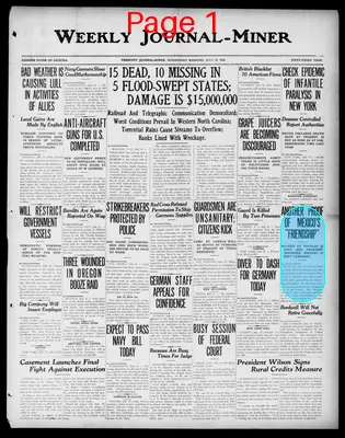 Page thumbnail for Weekly Journal Miner