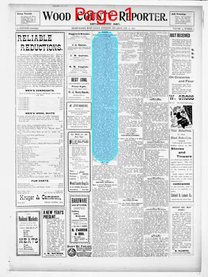 Page thumbnail for Wood County Reporter