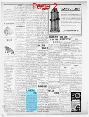 Page thumbnail for Wood County Reporter