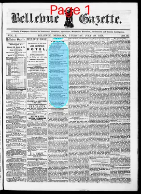 Page thumbnail for Bellevue Gazette