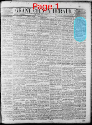 Page thumbnail for Grant County Herald