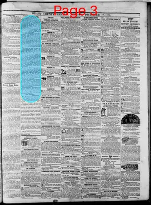 Page thumbnail for Grant County Herald