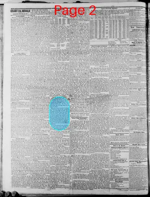 Page thumbnail for Grant County Herald