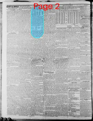 Page thumbnail for Grant County Herald