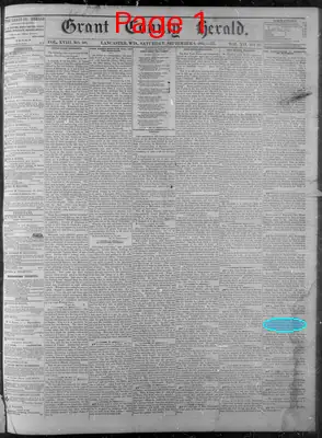 Page thumbnail for Grant County Herald