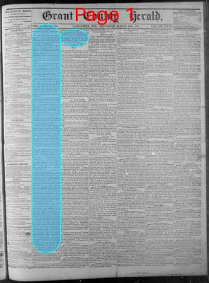 Page thumbnail for Grant County Herald