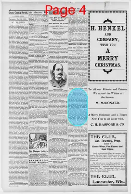 Page thumbnail for Grant County Herald