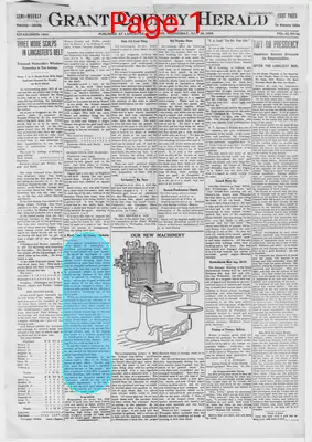 Page thumbnail for Grant County Herald