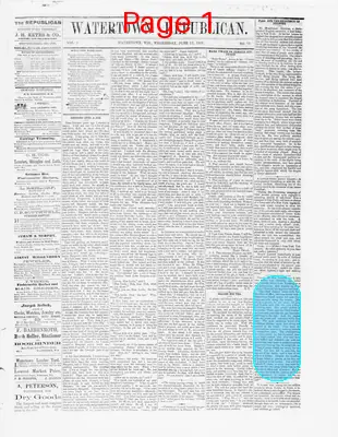 Page thumbnail for Watertown Republican