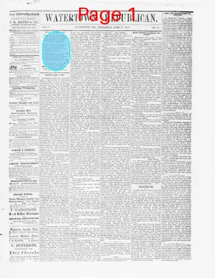 Page thumbnail for Watertown Republican