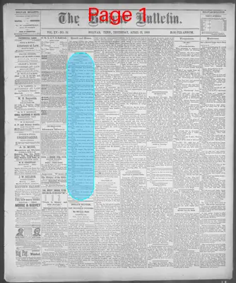 Page thumbnail for The Bolivar Bulletin