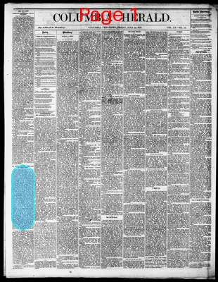 Page thumbnail for The Columbia Herald