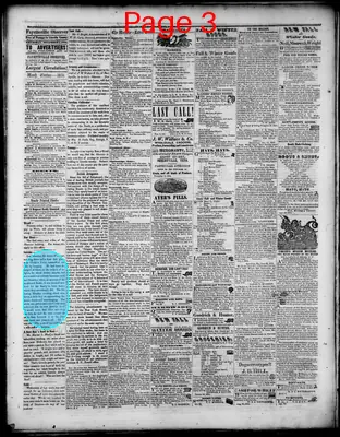 Page thumbnail for Fayetteville Observer